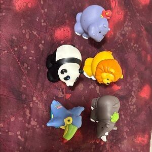 VINTAGE LITTLE PEOPLE 2002 Colorful Animal Toy Set